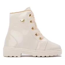 Bota Infantil Feminina Coturno Cano Medio Meninas Baby Love