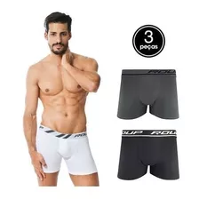 Combo 3 Cuecas Boxer Luxo Algodão