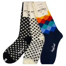 Pack 3 Pares De Calcetines Largos Happy Socks Talla 36-40