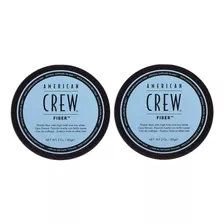 Pack 2 Ceras Fiber Mate Fijación Fuerte American Crew 85g