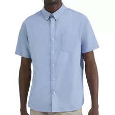 Camisa Masculina Manga Curta Com Bolso Hering - Kgxw