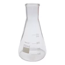 Erlenmeyer 250 Ml Graduado Vidrio Borosilicato 3.3