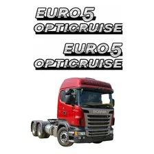 Adesivos Laterais Resinados Para Scania Euro 5 20502 Cor Cromado