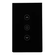 Llave Dimmer Negra Wifi Inteligente Tuyasmart