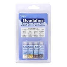 Bedalon Crimp Tube Variety Pack 2 Nickel Free Silver Gold Co