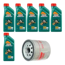 Kit Troca Óleo Castrol 5w30 Volvo Xc60 2.0 T5 2010/2015