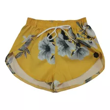 Short Feminino Maresia Tactel Amarelo 12900029