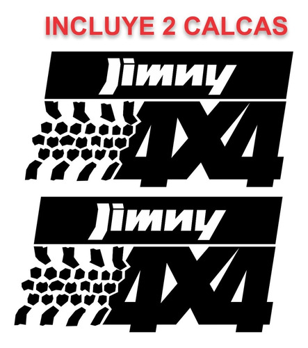 Calca Calcomania Sticker Suzuki Jimny 4x4 Offroad Foto 4