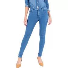 Pantalón Super Entubado De Mezclilla Oggi Jeans Katia Mujer