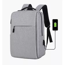 Mochila Escolar Antirrobo, Mochila Para Laptop Bolsa Casual Para Laptop 15.6 Con Carga Usb