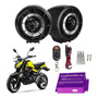 Bocinas Moto Alarma Con Bluetooth Usb Fm Tf