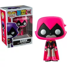 Funko Pop Raven Rosa Teen Titans Go Toysruz Con Protector