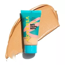 Base Liquida Matte Vegana Adversa Tons Médios Claros Cor 200