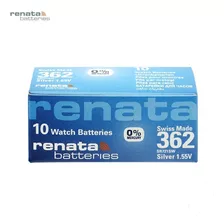 Pack De 10 Pila Renata -362 Sr721 Sw Zd Pack