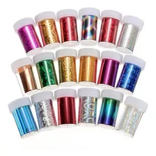 Foils Para Decoracion De Uñas Kit 6 Foils + Pegamento