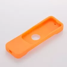 Capa Controle Remoto Silicone P/ Apple 4 E5 Ger. Laranja