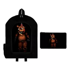 Combo Mochila Reforzada + Cartuchera Five Nights At Freddys