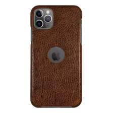 Funda Cell-port Cuero Genuino Marrón Para iPhone 11 Pro Max