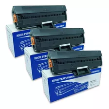 Kit 3x Toner Compatível D101 Mlt-d101s Ml2160 Ml2165 Scx3405