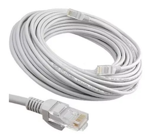 Cable Lan Ethernet Cat6 Rj45 10 Metros 4par Inter/ext Armado