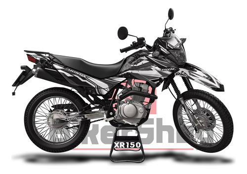 Honda Xr150 Grficos Premium Wrapp + Reflejante De Rines Foto 6