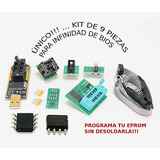 Programador Eprom Bios-usb Ch341a+soic8+clip-pinza+adapt 1.5