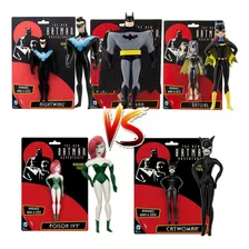 Kit 5 Bonecos Batman Adventures: Batman Batgirl Asa Noturna