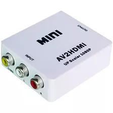 Adaptador Convertidor Av2 Rca A Hdmi Hd Video Converter