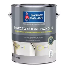 Pinturas Sherwin Williams Directo Sobre Hongos Int Mate 4 Lt Color Blanco