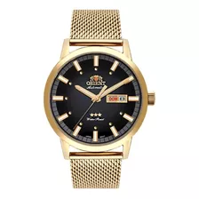 Relógio Orient Masculino Automático Dourado 469gp085f P1kx
