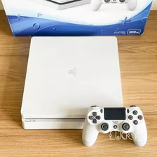 Ps4 Slim Branco Sony 500gb Playstation 4 White