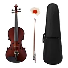 Violin Stradella Mv1411 De Medida Con Estuche Semi Rigido Arco Resina Ideal Para Estudio Pino Maple