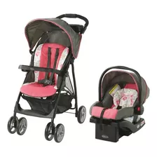 Graco Sistema De Viaje Rosa Carriola Y Asiento Para Auto