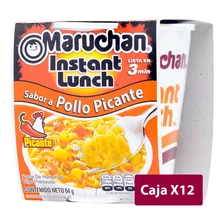 Maruchan Instant Lunch Pollo Picante 12 Unidades