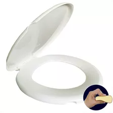 Tampa De Vaso Sanitario Almofadado Universal Oval Branco