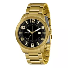 Relógio Lince Masculino Ref: Mrg4695l P2kx Casual Dourado