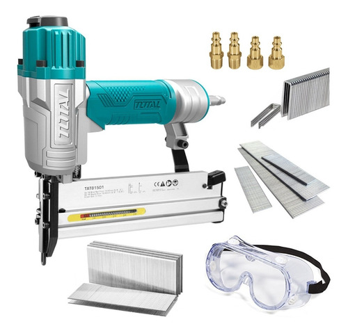 Clavadora Engrampadora Neumatica Total Grapadora 2 En 1 50mm