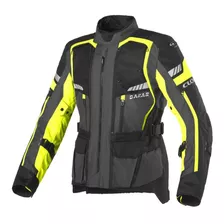 Chamarra Clover Dakar-2 Wp Negro/amarillo