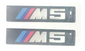 2 Emblemas Laterales M 6cm X 1.4, 5 M Rines Foto 3