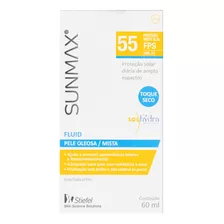 Protetor Solar Sunmax Fps 55 Toque Seco 1 Unidade De 60 Ml