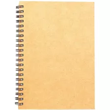 Spiral Sketch Book Kraft Cover Blank Sketch Pad Wirebou...