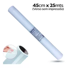 Impritact Papel Adesivo Transparente 45cm X 25 Metros - Tipo Contact Rolo | 80 Micra