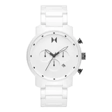 Mvmt Chrono Ceramic Reloj Cronógrafo Blanco Brillante Para H