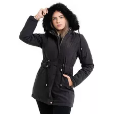 Jaqueta Parka Forrada Feminina Pelo Plus Size G1 G2 G3 G4 G5