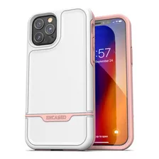 Funda Encased Para iPhone 12 Pro Max White N Pink