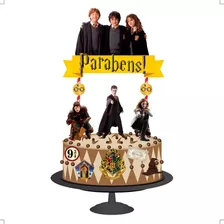 Topo De Bolo Topper De Bolo Aniversário Harry Potter Full