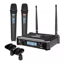 Micrófono Doble De Mano Uhf-600 Pro Skp