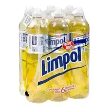 6 Detergente Líquido Neutro Frasco 500ml - Limpol