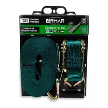 Slackline 50mm X 10 Metros Armar Verde Carga 5000 Kg 