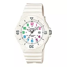 Reloj Casio Lrw-200h-7bvdf Mujer 100% Original Color De La Correa Blanco Color Del Bisel Blanco Color Del Fondo Blanco